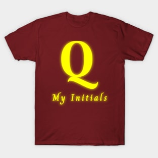 Letter Q Letter Art T-Shirt